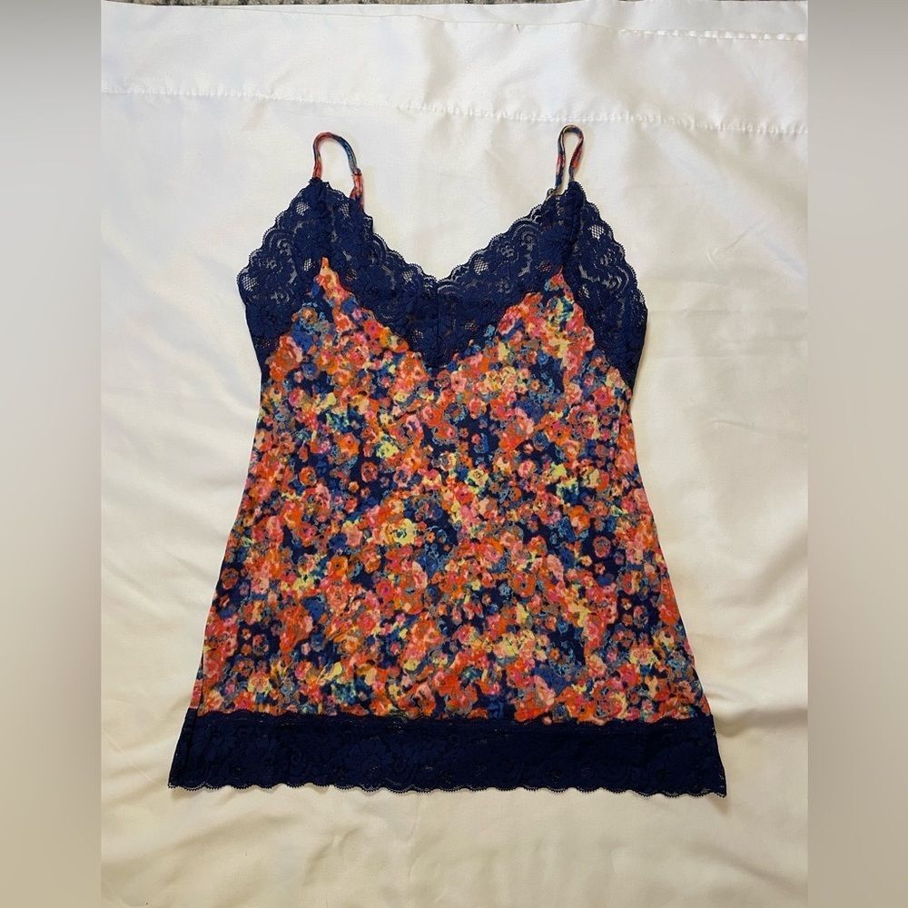 Decree size XS blue and orange tank top